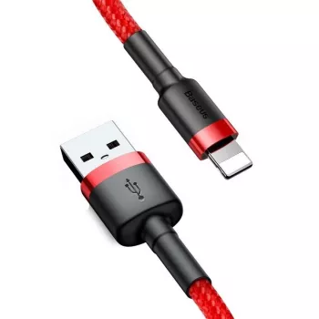 Baseus CALKLF-C09 Cable USB-A a Lightning 2 m Rojo