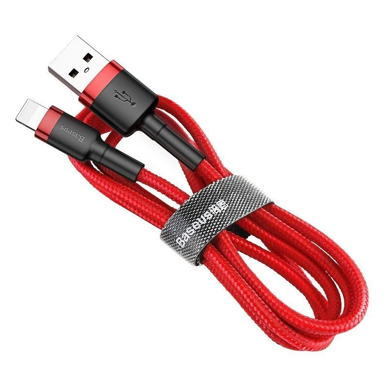 Baseus CALKLF-C09 Cable USB-A a Lightning 2 m Rojo