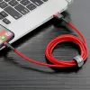 Baseus CALKLF-C09 Cable USB-A a Lightning 2 m Rojo
