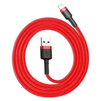 Baseus CALKLF-C09 Cable USB-A a Lightning 2 m Rojo