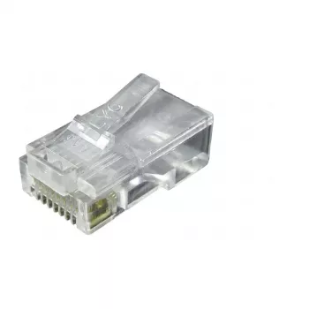 EFB-Elektronik Conector modular RJ45 UTP E-MO 8/8 SR, 100 uds., transparente