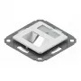 EasyLan preLink / fixLink Soporte para módulos, 2x Keystone con placa central 9x31,8 mm RAL 9010 (CKVD1D1)