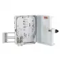 EFB-ELEKTRONIK FTTH-BOX-OUT-1 Caja de distribución FTTH IP65 para 32 fibras, 16 adaptadores, Exterior