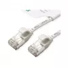 ROLINE GREEN Cable de conexión U/FTP Cat.6A (Class EA), LSOH, Slim, Blanco, 1,5 m