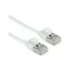 ROLINE GREEN Cable de conexión U/FTP Cat.6A (Class EA), LSOH, Slim, Blanco, 1,5 m