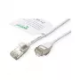 ROLINE GREEN Cable de conexión U/FTP Cat.6A (Class EA), LSOH, Slim, Blanco, 1,5 m