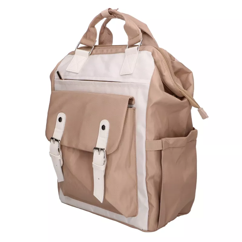 Black Forest KM02 Beige Cabin Travel Backpack 40x30x15 cm + Neceser