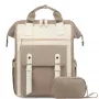 Black Forest KM02 Beige Cabin Travel Backpack 40x30x15 cm + Neceser