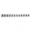 EFB-Elektronik Panel frontal equipado con 12 x acopladores SC Dúplex OM4 vertical, negro