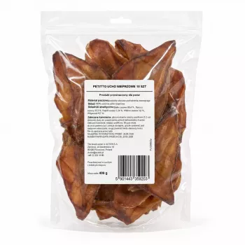 PETITTO Oreja de cerdo Masticable para perros 10 uds.