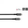 GoodConnections Cable de conexión USB-C 2.0 (ST-ST) 3m Funda textil 240W Antracita
