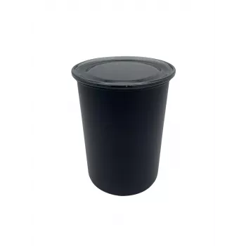 Airscape Recipiente aromático de acero inoxidable mediano, negro mate
