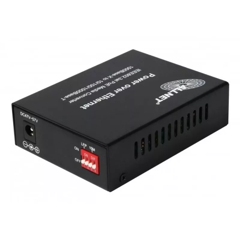 ALLNET Convertidor de medios PoE 10/100/1000Base-T a 1000Base-SX/LX SFP Mini-GBIC, monomodo/multimodo, 15,4W/30W PoE, ALL-MC202P-SFP1-PoE