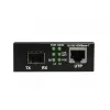 ALLNET Convertidor de medios PoE 10/100/1000Base-T a 1000Base-SX/LX SFP Mini-GBIC, monomodo/multimodo, 15,4W/30W PoE, ALL-MC202P-SFP1-PoE