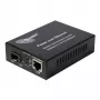 ALLNET Convertidor de medios PoE 10/100/1000Base-T a 1000Base-SX/LX SFP Mini-GBIC, monomodo/multimodo, 15,4W/30W PoE, ALL-MC202P-SFP1-PoE