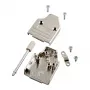 EFB-Elektronik Cubierta D-Sub de metal macizo 35°, E-MHDM35 09-K, 9 pines, metal