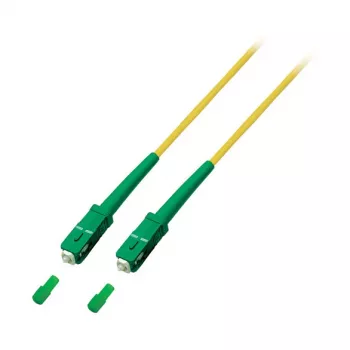 EFB cable de conexión simplex SC/APC-SC/APC OS2 G657A2, 10 m, LSZH 3 mm, amarillo (O0944.10)