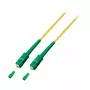 EFB cable de conexión simplex SC/APC-SC/APC OS2 G657A2, 10 m, LSZH 3 mm, amarillo (O0944.10)