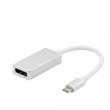 VALUE Adaptador de pantalla USB3.2 Gen2 USB-C a DisplayPort 4K60Hz aluminio