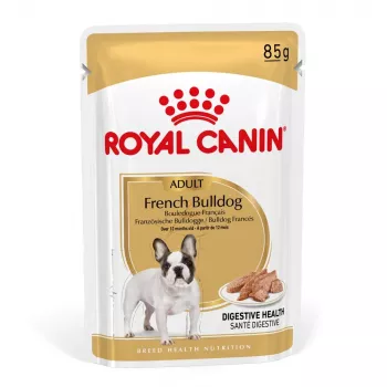ROYAL CANIN French Bulldog Adult Digestive Health Loaf Caja - Comida húmeda para perros - 12x85g