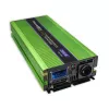 Qoltec Monolith Adaptador/inversor de corriente para coche 2000 W verde