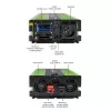 Qoltec Monolith Adaptador/inversor de corriente para coche 2000 W verde