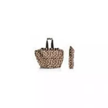 Reisenthel Easyshoppingbag Leo Macchiato (UJ6048) - Bolsa de compra, 20L, plegable, poliéster