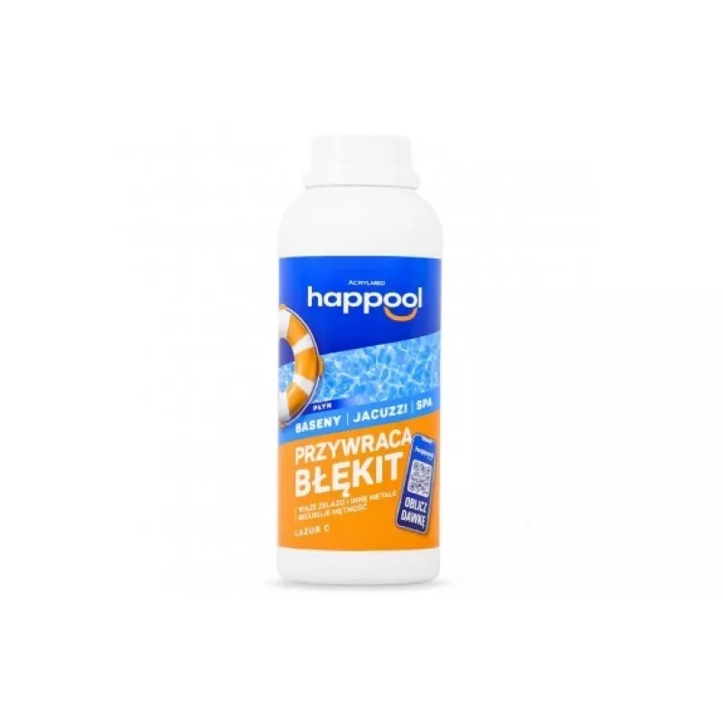 Acrylmed Lazur C clarificador de agua de piscina, 1 L