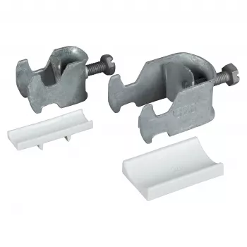 EFB Elektronik Abrazadera en U incl. placa de contrapresión para cable Ø 28-34 mm