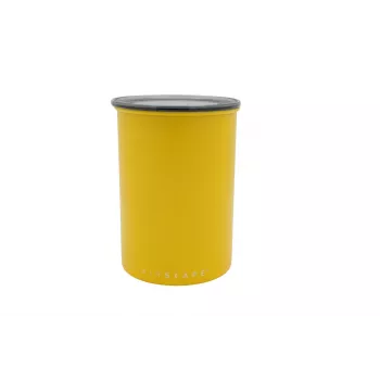 Airscape® Bote de aroma de acero inoxidable Mediano, amarillo mate