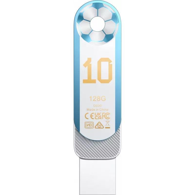 Lexar Dual D500 128GB USB-C/A 3.2 unidad flash 400/360MB/s blanco