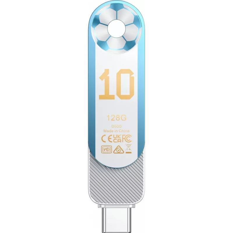 Lexar Dual D500 128GB USB-C/A 3.2 unidad flash 400/360MB/s blanco