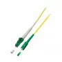 EFB cable de conexión simplex LC/APC-SC/APC OS2 G657A2, 2 m, LSZH 2 mm, amarillo (O2531.2)