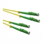 ROLINE latiguillo de fibra óptica OS2 7,5m E-2000 LSH APC simplex LSZH amarillo