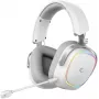 Rampage RETSU auriculares over-ear inalámbricos BT 2.4G RGB blanco