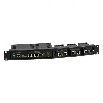 ALLNET 4-Port Gigabit LT-PoE 90W Switch no gestionado con 19