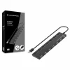 Conceptronic hub USB 2.0 de 7 puertos con fuente de alimentación - negro (HUBBIES08BP)