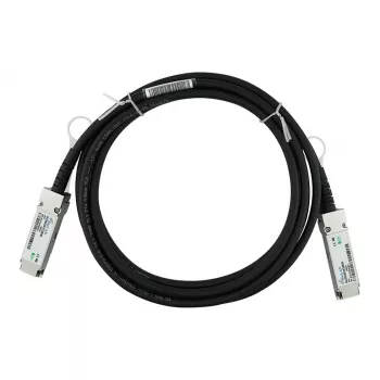 BlueOptics Networks 10313 compatible BlueLAN DAC QSFP+ 40GBASE-CR4 cable direct attach pasivo, 3m (10313-BL)