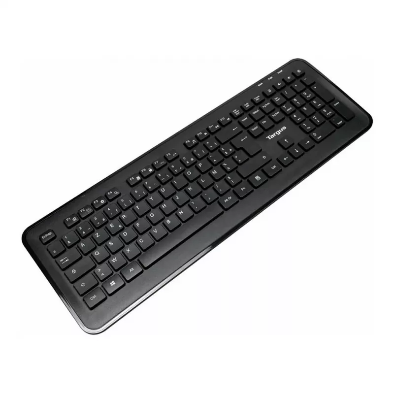 Targus AKM610FR conjunto inalámbrico de teclado y ratón - tamaño completo - AZERTY - distribución francesa - negro