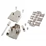 EFB-Elektronik E-MHDM35 carcasa D-Sub de metal 15-K 35° plateada de 15 pines (29561.1)