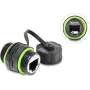 Delock conector de cable RJ12 hembra a RJ12 hembra con rosca M20 x 1,5 mm y tapa protectora IP68 antipolvo e impermeable