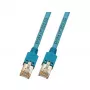 EFB-Elektronik cable de parcheo RJ45 Cat.5e SF/UTP LSZH Draka UC300 TM11 azul 2m
