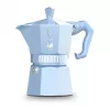 Bialetti MOKA EXCLUSIVE Cafetera exprés para vitrocerámica 3 tazas azul claro (9061)