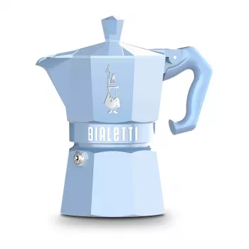 Bialetti MOKA EXCLUSIVE Cafetera exprés para vitrocerámica 3 tazas azul claro (9061)