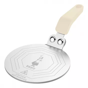 Bialetti Placa adaptadora para inducción 13 cm, crema (DCDESIGN08E)