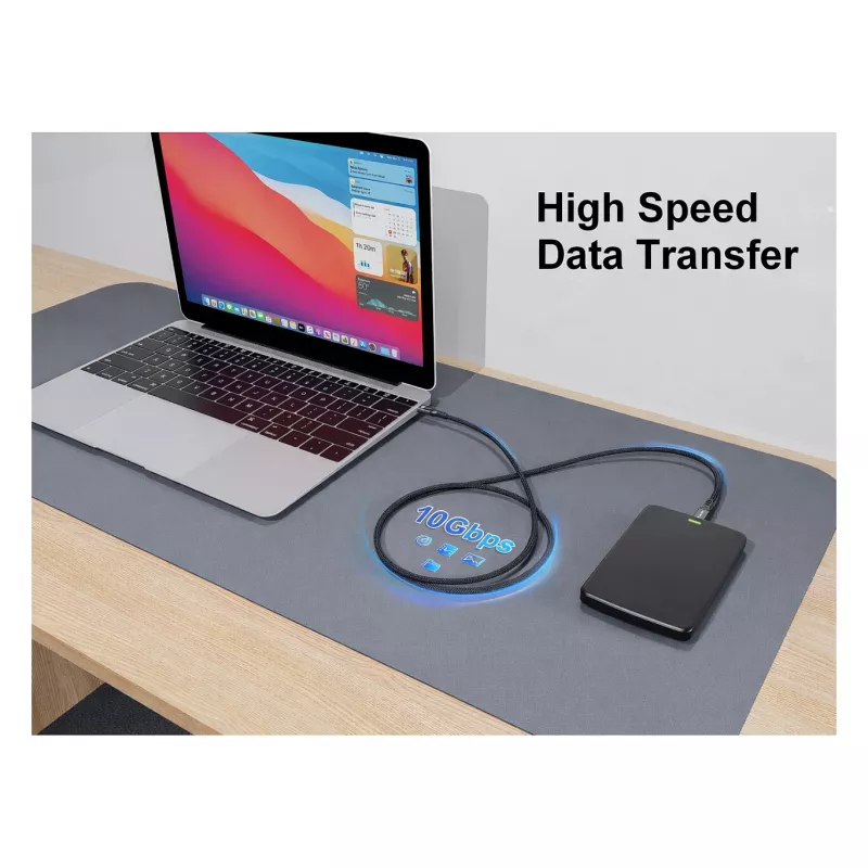 Equip USB-C 3.2 a USB-C Active Optical Cable (AOC) 8K 60W PD 10m Negro