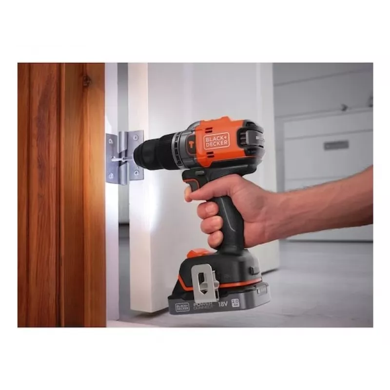 Black & Decker BLD683XN-XJ taladro percutor inalámbrico sin escobillas 18V, Solo (sin batería)