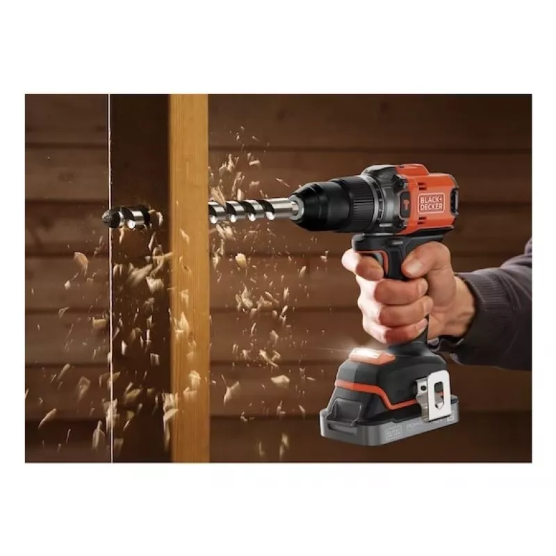 Black & Decker BLD683XN-XJ taladro percutor inalámbrico sin escobillas 18V, Solo (sin batería)