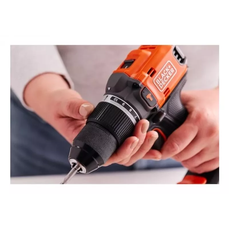 Black & Decker BLD683XN-XJ taladro percutor inalámbrico sin escobillas 18V, Solo (sin batería)