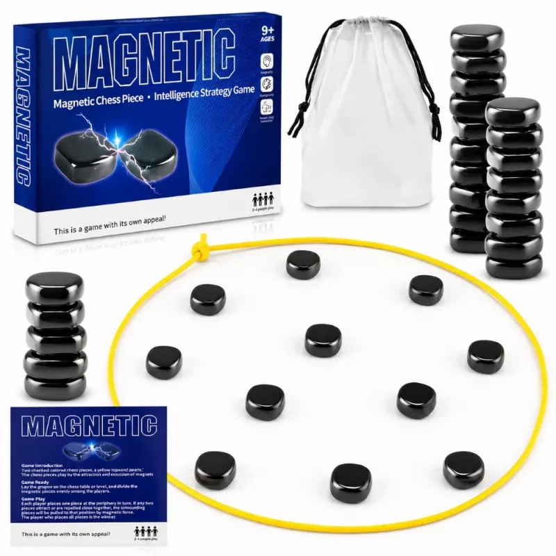 Extralink Toys Piedras magnéticas Juego de mesa estratégico 30 imanes